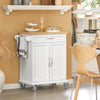 SoBuy Carrello cucina bianco 74x45x91cm FKW13-WN