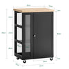SoBuy Credenza con ruote 60x40x90cm FKW75-SCH