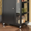 SoBuy Credenza con ruote 60x40x90cm FKW75-SCH
