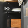 SoBuy Credenza con ruote 60x40x90cm FKW75-SCH