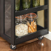 SoBuy Credenza con ruote 60x40x90cm FKW75-SCH