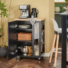 SoBuy Credenza con ruote 60x40x90cm FKW75-SCH