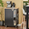 SoBuy Credenza con ruote 60x40x90cm FKW75-SCH