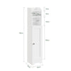 SoBuy Platzsparender Papierrollenhalter 23x20x100cm FRG177-W