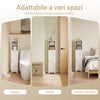 SoBuy Platzsparender Papierrollenhalter 23x20x100cm FRG177-W