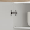 SoBuy FRG231-L-W Pensile Bagno Sospeso Mobiletto da Parete con Ripiano Regolabile e Anta Armadietto Salvaspazio per Bagno, Cucina o Lavanderia Bianco 90x30x60 cm