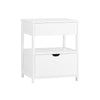 SoBuy Comodino 45x38x56cm FRG258-II-W