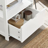 SoBuy Comodino 45x38x56cm FRG258-II-W