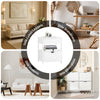 SoBuy FRG258-II-W Comodino Camera da Letto - Comodino con 2 Cassetti e 1 Ripiano, Tavolino Salotto - Moderna Cassettiera L45 x P38 x A55 cm Bianco