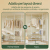 SoBuy Cabina armadio 195x42x295cm FRG34-II-W
