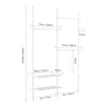 SoBuy Cabina armadio 195x42x295cm FRG34-II-W