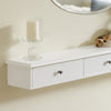 SoBuy Consolle tavolo con cassetti 94x15x10cm FRG43-L-W