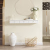 SoBuy Consolle tavolo con cassetti 94x15x10cm FRG43-L-W
