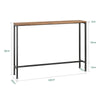 SoBuy Consolle tavolo salvaspazio 120x20x80cm FSB19-XL-N