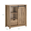 SoBuy Credenza con anta scorrevole 80x35x91cm FSB59-BR