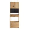 SoBuy Credenza alta da cucina 60x40x170 cm FSB98-N