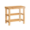 SoBuy Panca scarpiera in bambù 50x28x45cm FSR02-K-N