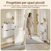 SoBuy FSR100-E-W, Scarpiera Salvaspazio Slim, Scarpiera Ingresso, Scarpiera Legno con Luce LED Sensor e Profondità 19 cm, per Ingresso e Corridoio, per Piccoli Spazi, Bianco, 100 x 19 x 93 cm