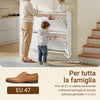 SoBuy FSR100-E-W, Scarpiera Salvaspazio Slim, Scarpiera Ingresso, Scarpiera Legno con Luce LED Sensor e Profondità 19 cm, per Ingresso e Corridoio, per Piccoli Spazi, Bianco, 100 x 19 x 93 cm