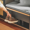 SoBuy Panca scarpiera con armadietto 100x35x60cm FSR128-SCH