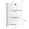 SoBuy Scarpiera 80x30x111cm FSR162-W