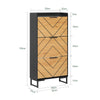 SoBuy Scarpiera 62x24x125cm FSR164-SCH