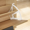 SoBuy FSR214-N Schuhregal für den Eingangsbereich – platzsparendes, schlankes Schuhregal aus Holz, großes Fassungsvermögen für Schuhe bis Größe 47, modernes nordisches Design, ideal für Flur, Eingangsbereich, Familie, 100 x 24 x 83 cm