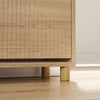 SoBuy FSR214-N Schuhregal für den Eingangsbereich – platzsparendes, schlankes Schuhregal aus Holz, großes Fassungsvermögen für Schuhe bis Größe 47, modernes nordisches Design, ideal für Flur, Eingangsbereich, Familie, 100 x 24 x 83 cm