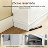 SoBuy FSR216-W, Scarpiera Salvaspazio Slim Legno - Adatta A Scarpe EU 47, Mobiletto Scarpiera per Ingressi, Corridoi, Appartamenti Piccoli, Perfetta Per Monolocali e Case Moderne - 105×18×78cm