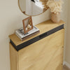 SoBuy FSR226-E-N Scarpiera con Asciugatura e Disinfezione, Rovere Chiaro - immagine 4/12