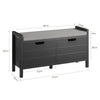 SoBuy Panca scarpiera 91x31x50cm FSR63-SCH