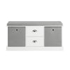 SoBuy Panca scarpiera 100x35x49cm FSR66-HG