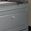 SoBuy FSR82-L-HG Scarpiera Salvaspazio Slim con Seduta - Panca Scarpiera da Ingresso Contenitore in Legno, Mobile Ingresso per Scarpe, Regolabile, Grigio, L75*P24*A51 cm