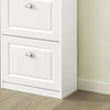 SoBuy FSR94-W Scarpiera Salvaspazio Slim Mobiletto da Ingresso 3 Ante a Ribalta, Armadio Portascarpe Scarpiera Moderna per Ingresso, Corridoio o Camera da Letto 53x24x117cm Bianca