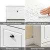 SoBuy FSR94-WG Scarpiera Salvaspazio Slim Mobiletto da Ingresso con 3 Ante a Ribalta Armadio Portascarpe Scarpiera Moderna per Ingresso, Corridoio o Camera 53x24x118cm Effetto Legno Invecchiato Bianco