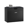 SoBuy FSR95-SCH Scarpiera salvaspazio Slim, portascarpe salvaspazio Regolabili,scarpiere,scarpiera pieghevole L60*P30*A50 cm, Nero