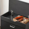SoBuy FSR95-SCH Scarpiera salvaspazio Slim, portascarpe salvaspazio Regolabili,scarpiere,scarpiera pieghevole L60*P30*A50 cm, Nero