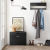 SoBuy FSR95-SCH Scarpiera salvaspazio Slim, portascarpe salvaspazio Regolabili,scarpiere,scarpiera pieghevole L60*P30*A50 cm, Nero