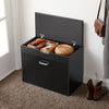 SoBuy FSR95-SCH Scarpiera salvaspazio Slim, portascarpe salvaspazio Regolabili,scarpiere,scarpiera pieghevole L60*P30*A50 cm, Nero