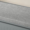SoBuy Panca scarpiera Grigio 80x26x45cm FSR98-L-HG