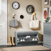 SoBuy Panca scarpiera Grigio 80x26x45cm FSR98-L-HG