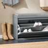 SoBuy Panca scarpiera Grigio 80x26x45cm FSR98-L-HG
