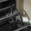SoBuy Panca scarpiera nera 80x26x45cm FSR98-L-SCH