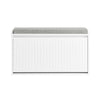 SoBuy Panca scarpiera bianca 80x26x45cm FSR98-L-W