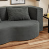 SoBuy FST101-DG Divano Letto 2 Posti con Materasso in Spugna, Grigio Scuro - immagine 7/12