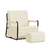 SoBuy FST99-MI Poltrona design moderno in velluto comoda (immagine 1/12)
