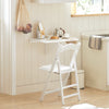 SoBuy Tavolo pieghevole a muro in pino 60x40x26cm FWT03-W