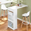 SoBuy Tavolo bancone da bar 110x45x106cm FWT101-W