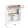 SoBuy Scrivania pieghevole 70x57x85cm FWT104-WN