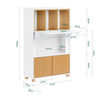 SoBuy Scrivania pieghevole 70x108x59 cm FWT107-WN